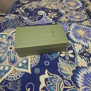 AUTHENTIC Gucci Luxury Green Monogram Shoe Box - Fits Sz 9 Flats!